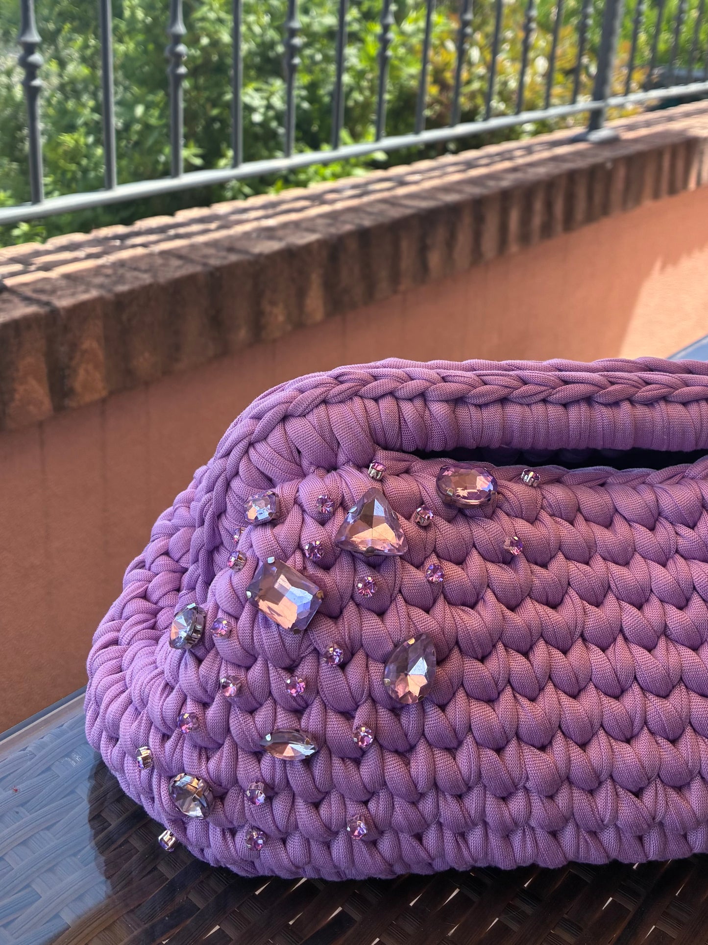 swarovsky clutch bag